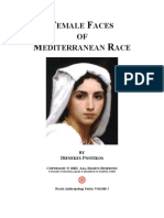 Female Faces of Mediterranean Race