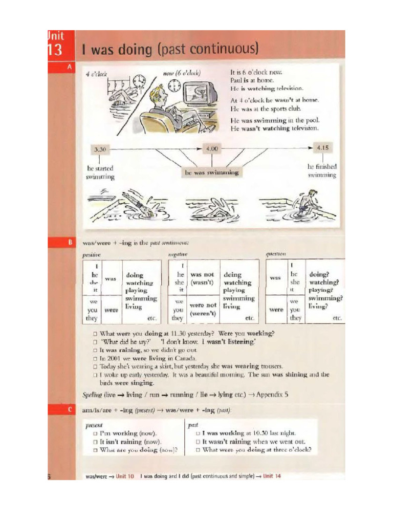 Past Simple and Past Continuous | PDF
