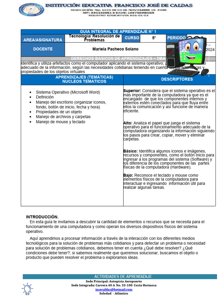 INFORMATICA | PDF | Archivo de computadora | Microsoft Windows