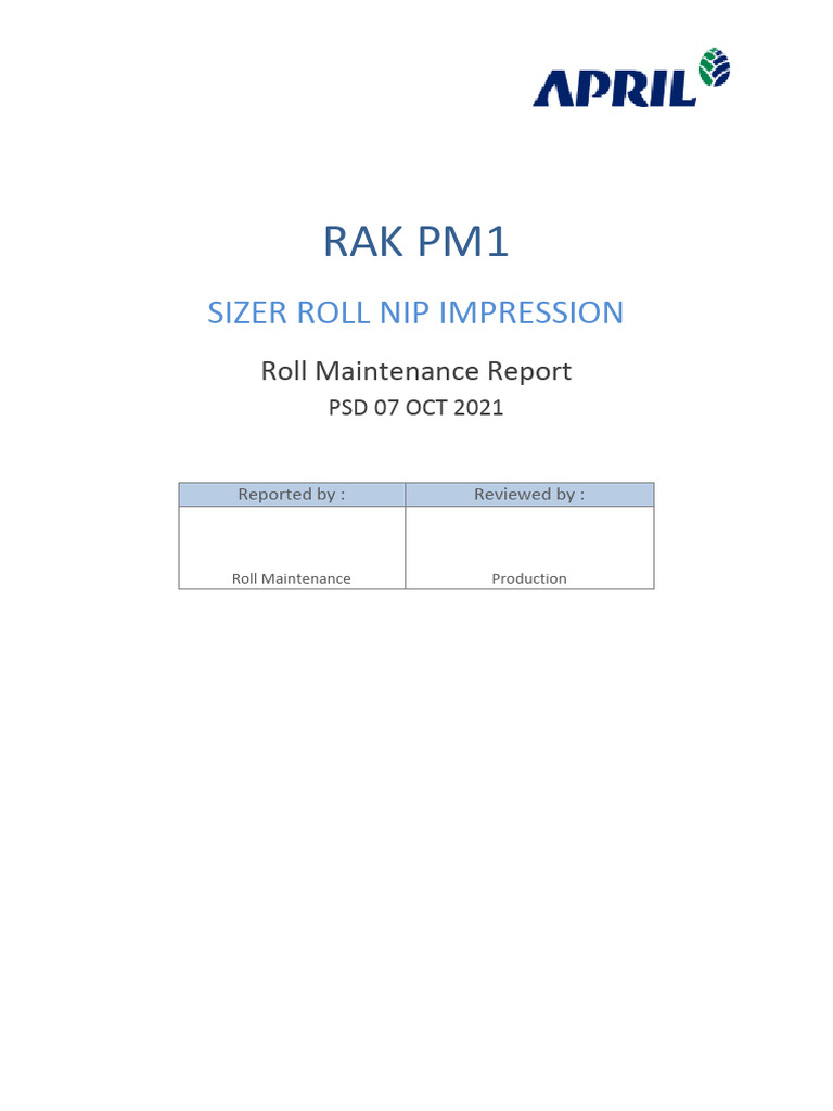 Nip Impression Report 07 Oct'21 | PDF | Applied And Interdisciplinary ...