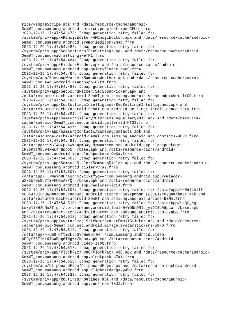 Idmap Generation Failures on Android | PDF | Android (Robot) | Android ...