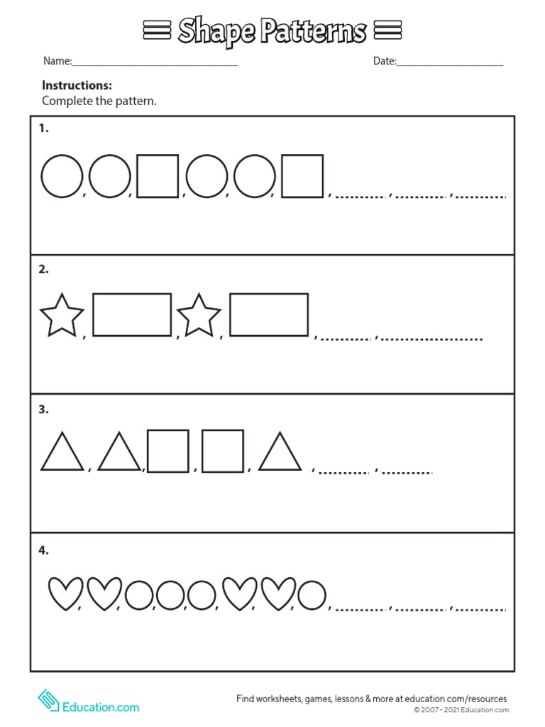 Shape Patterns | PDF | Career & Growth