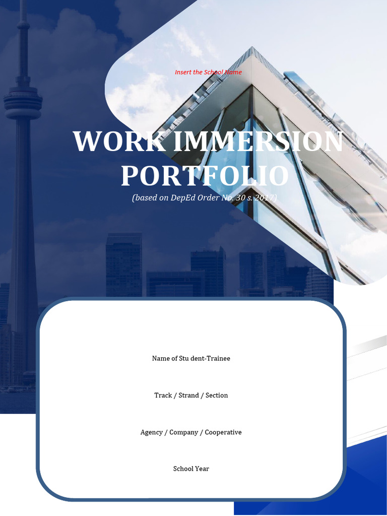 Senior High School Work Immersion Guide | PDF | Job Interview | Curriculum