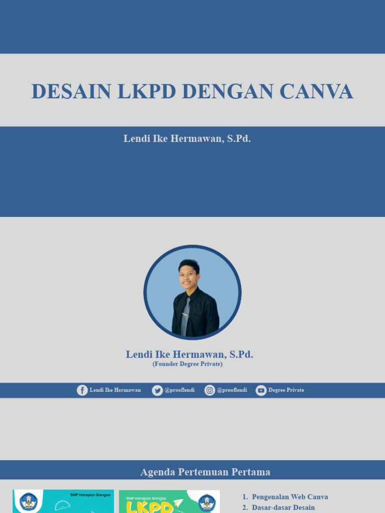 Desain Cover LKPD Menggunakan Canva | PDF