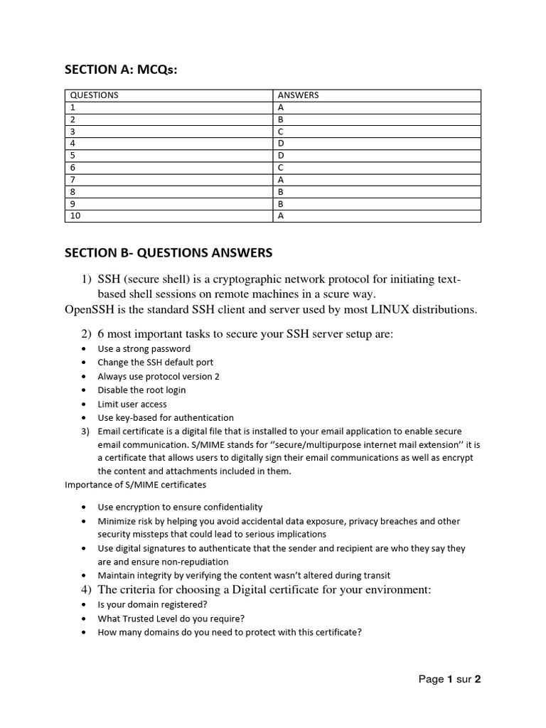 Shell and PDF Security Essentials | PDF | Secure Shell | Public Key ...