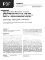 Cervical Transformation Zone Excision Types | PDF