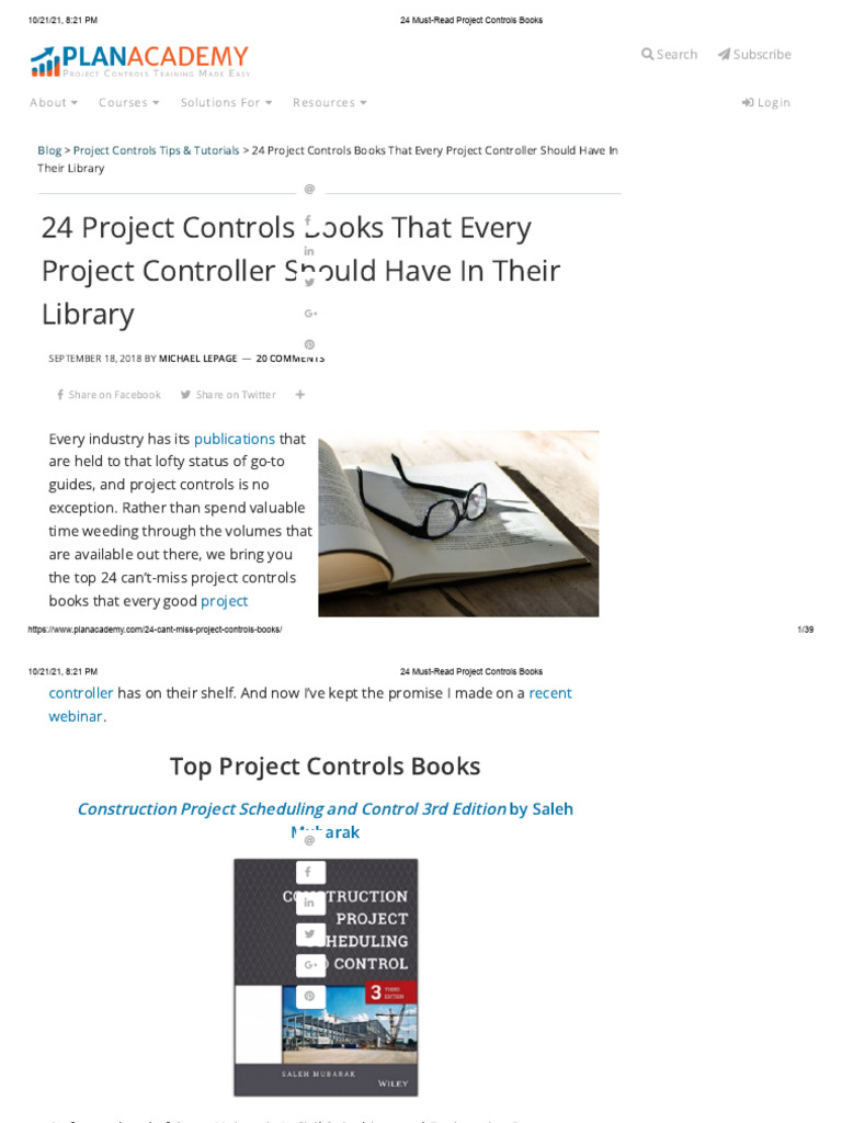 Essential Project Controls Books List | PDF | Project Management | Risk