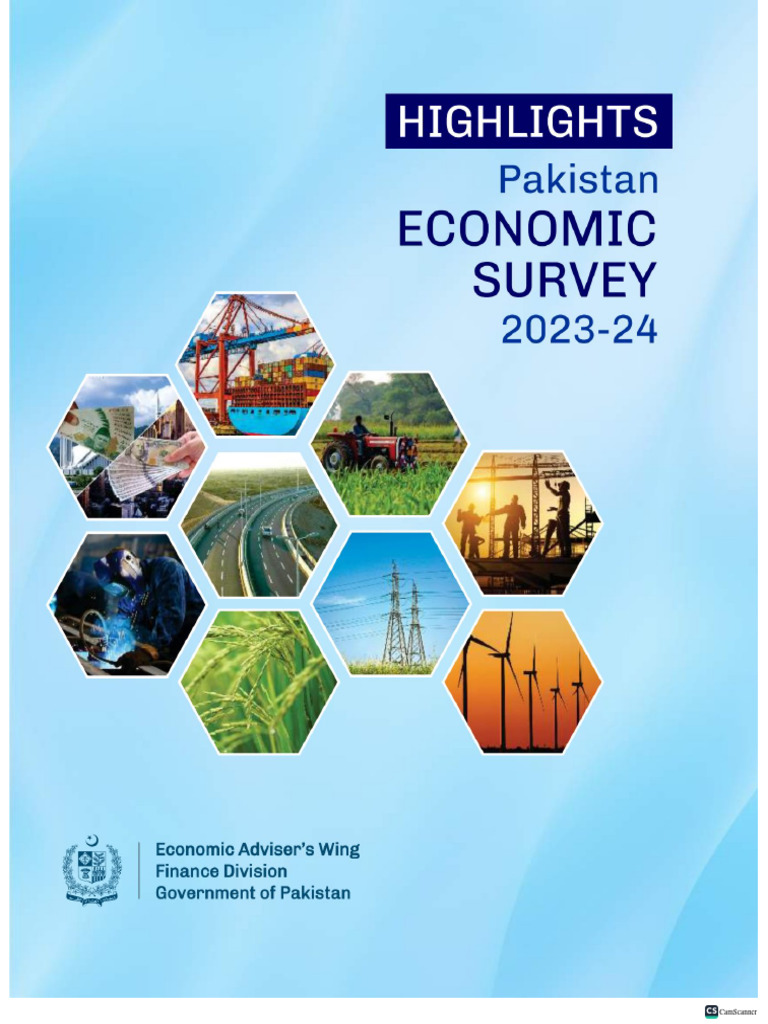 Economic Survey of Pakistan 2023-24 (Highlights) | PDF