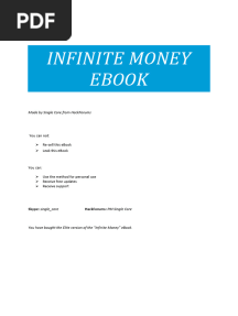 Infinite Money