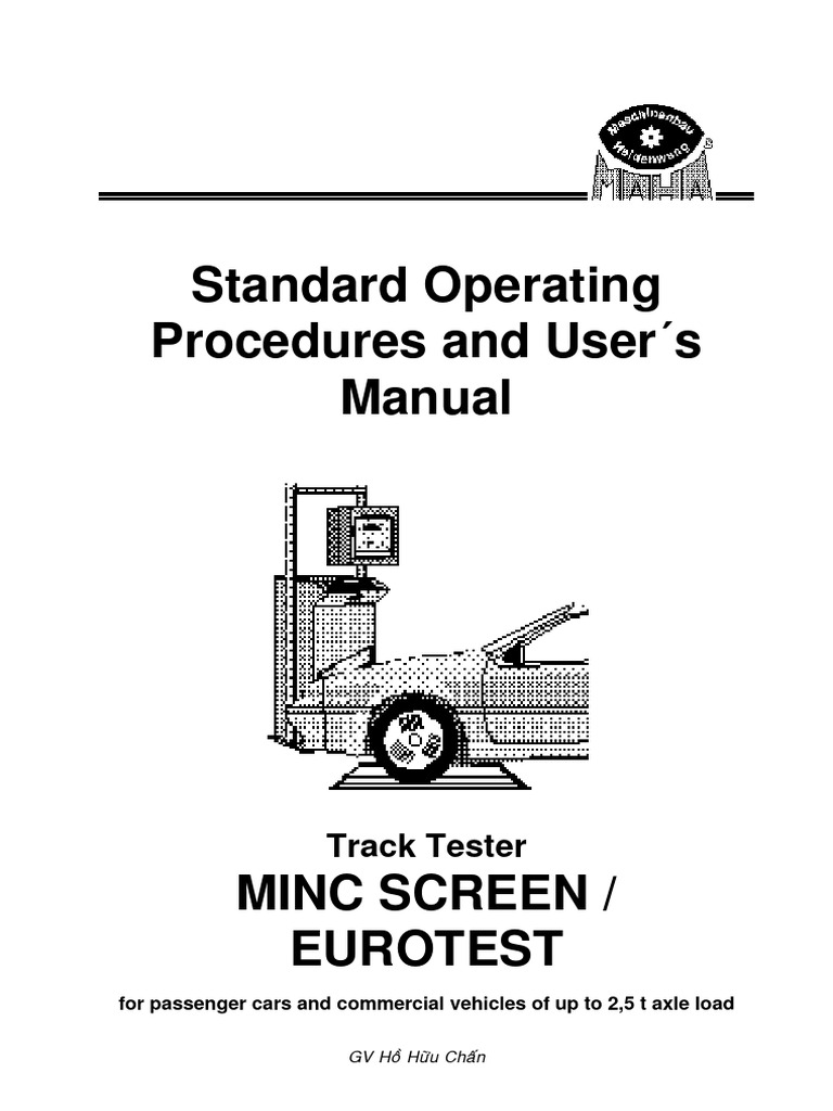 Track Tester MINC - Eurotest-C - TB Trư T Ngang | PDF | Electrician ...