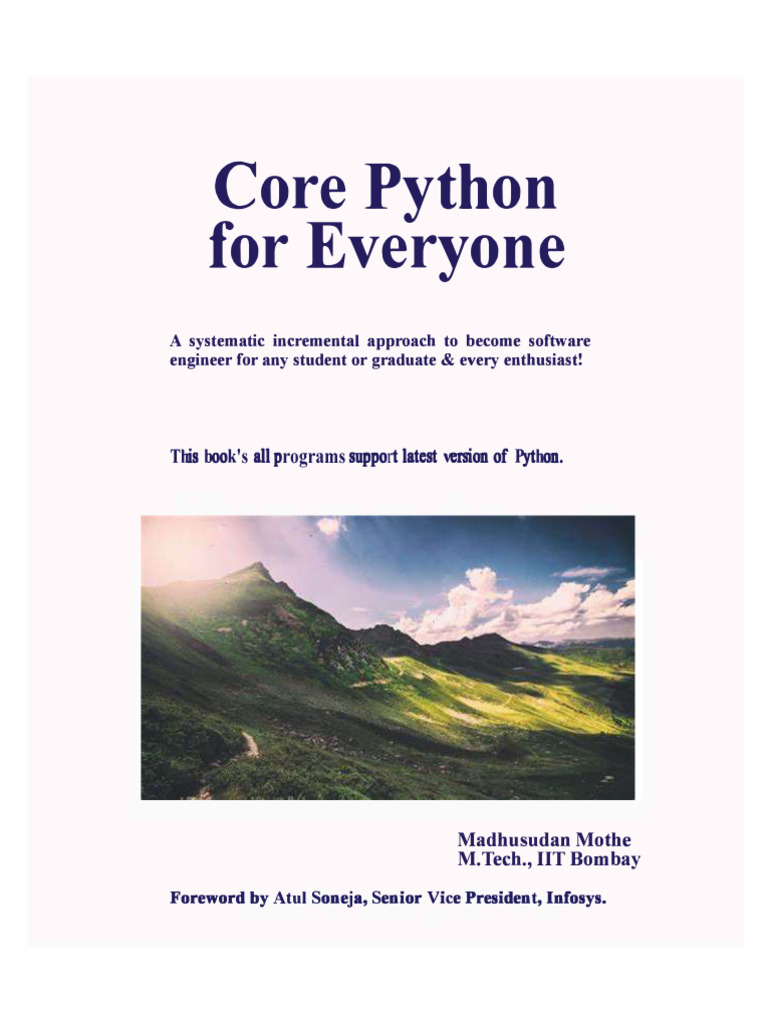 CorePythonforEveryone MadhusudanMothe | PDF | Computer Data Storage ...