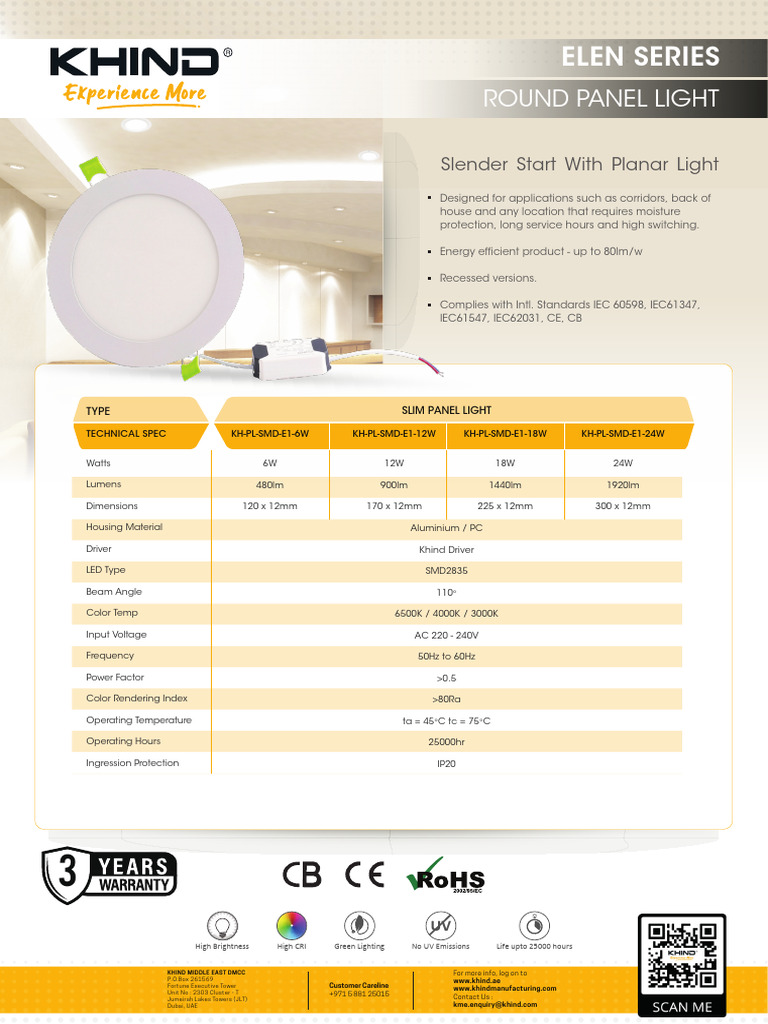 Khind Led Lights | PDF | Lighting | Mains Electricity