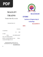 Maglev Trains!!!