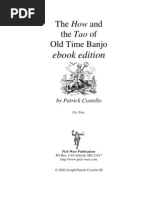 Download How and Tao of Old Time Banjo by joelpitz SN75194915 doc pdf