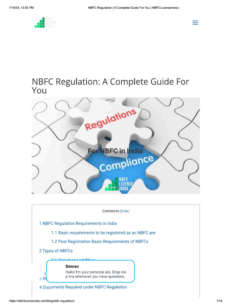 NBFC Compliance | PDF