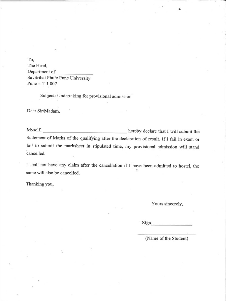 Undertaking | PDF