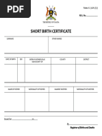 Child Health Card UGANDA PDF | PDF | Vaccines | Pediatrics