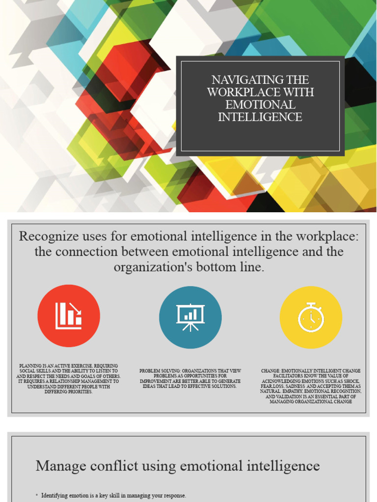 Navigating The Workplace With EI | PDF | Emotional Intelligence | Emotions