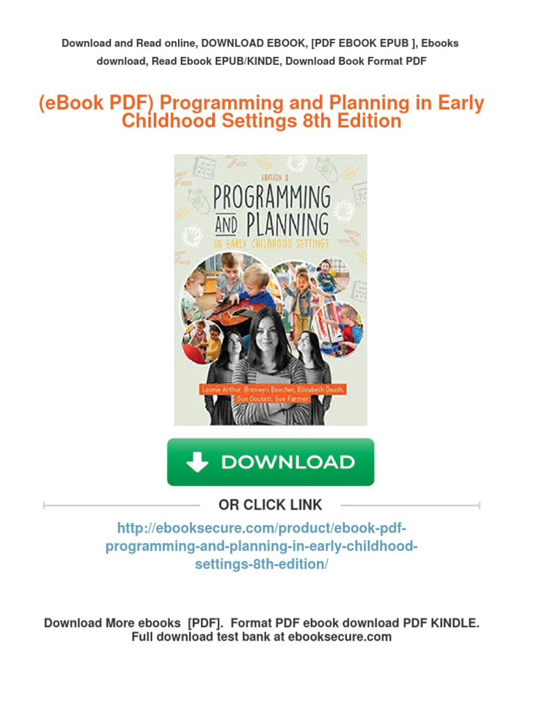 Get (Ebook PDF) Programming and Planning in Early Childhood Settings ...