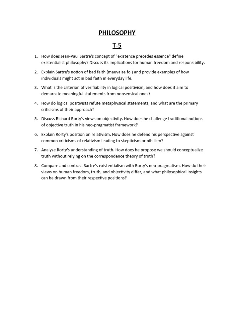 Philosophy 5 | PDF | Social Science | Science & Mathematics