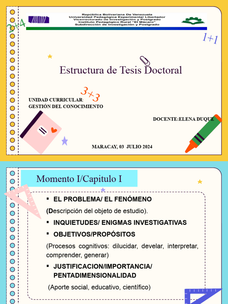 Estructura De Tesis Para Seminario De Tesis Pdf Teoría Conocimiento