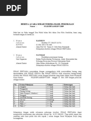 Berita Acara Serah Terima Hasil Pekerjaan1