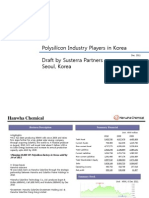 2011.12 - Korean Polysilicon Players