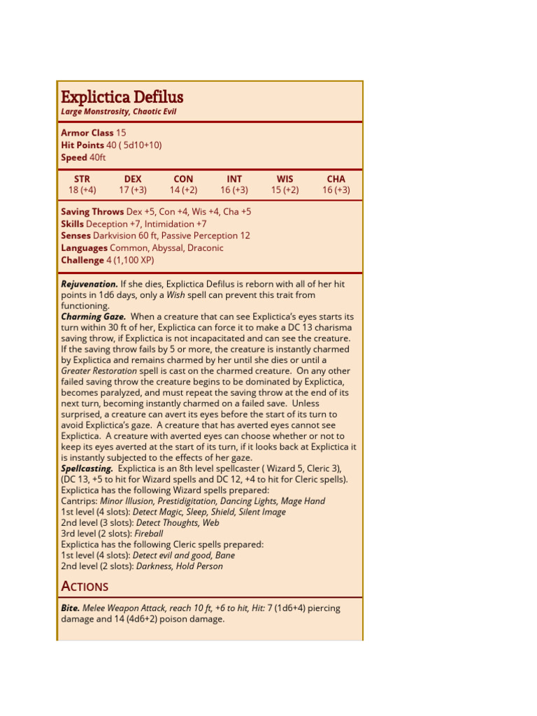 Explictica Defilus | PDF