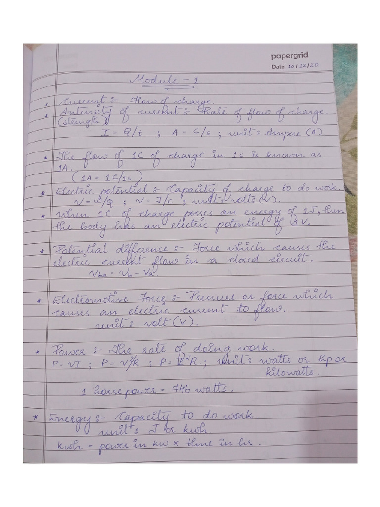 BEE Full Notes | PDF