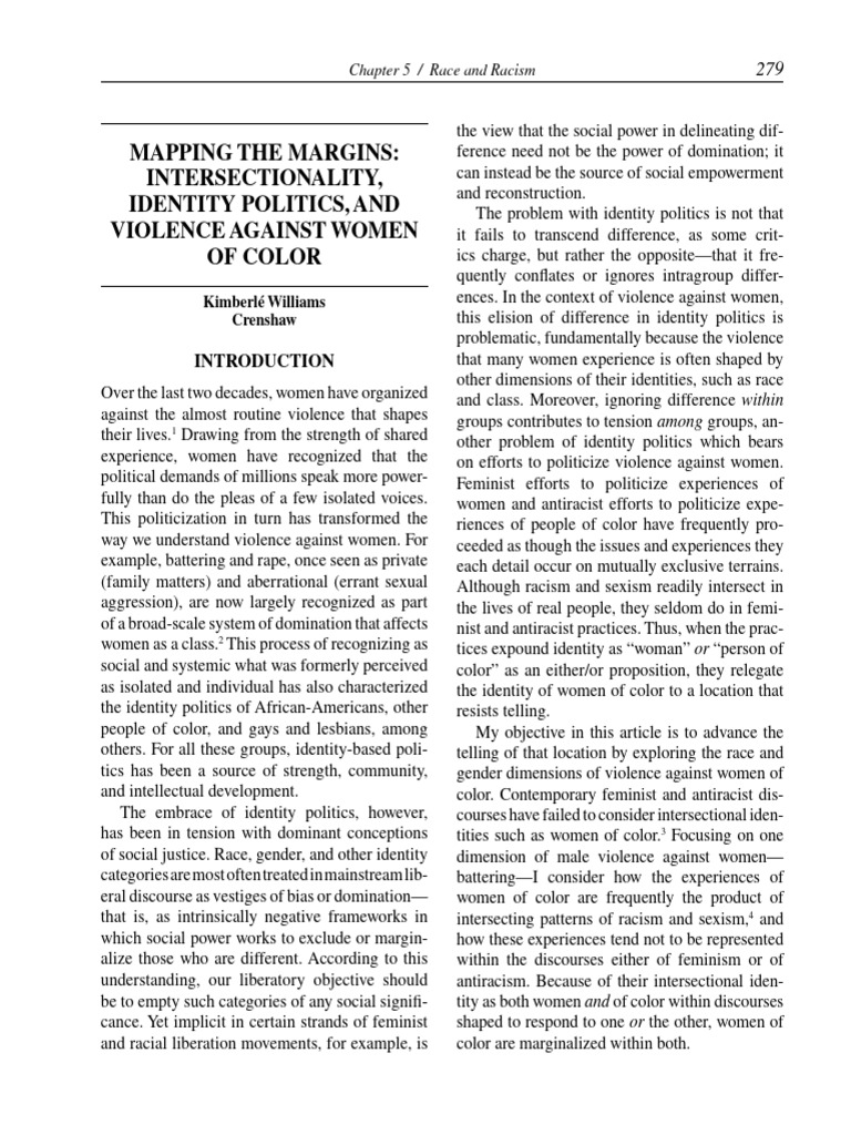 Crenshaw mapping the margins pdf intersectionality domestic