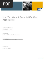 How To... Copy & Paste in Bex Web Applications