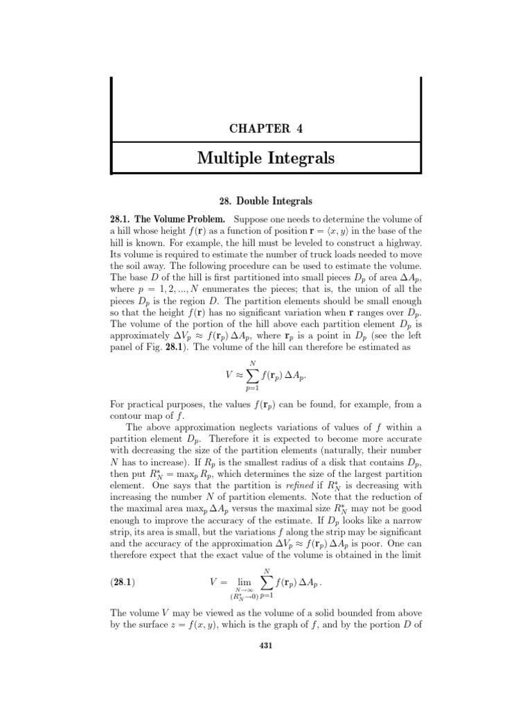 Calculus3 2019Chp4 | PDF | Integral | Area