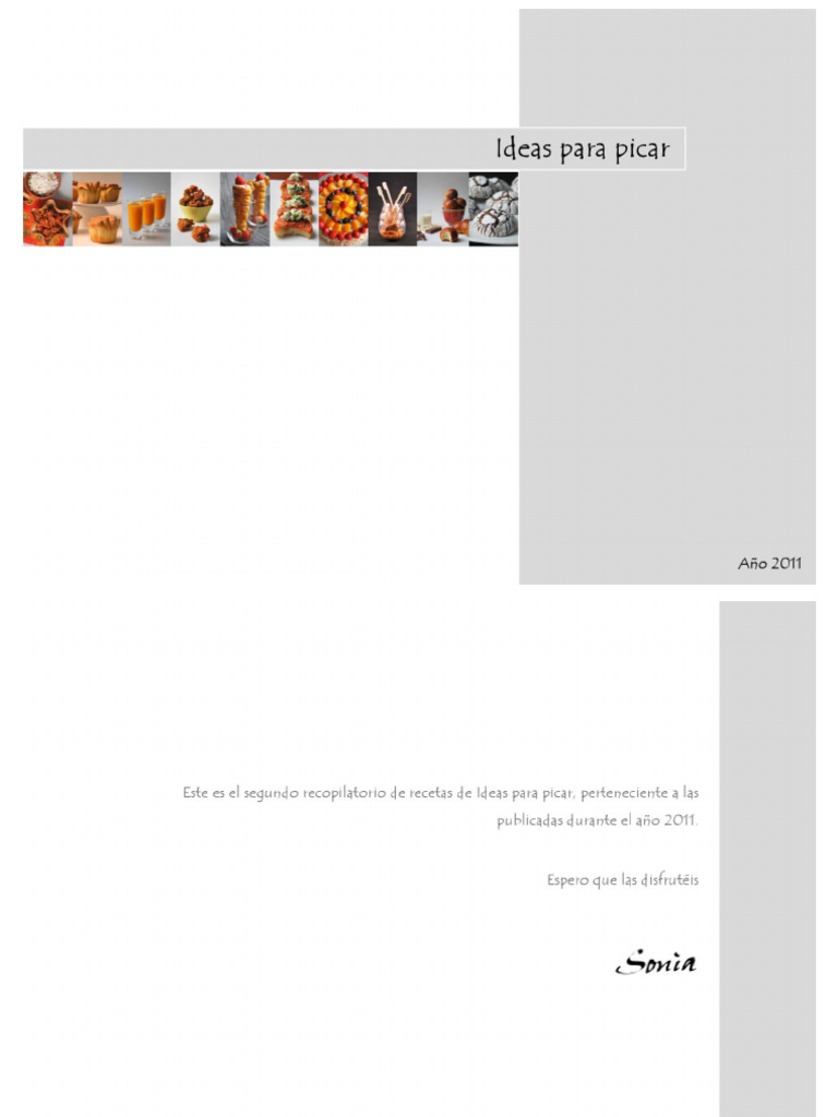 Ideas para Picar 2011 | PDF