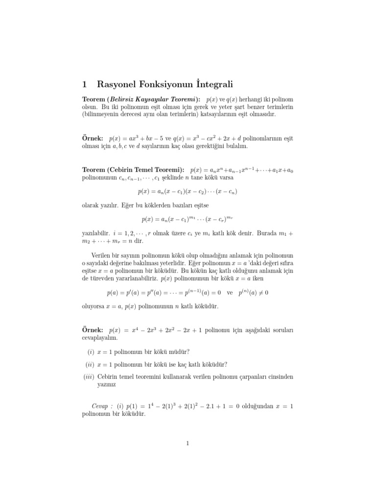 Sakarya University Calculus 1 Study Notes 3 Pdf