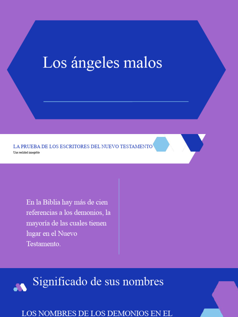 Demonios en la Biblia | PDF | Demonios | Creencia religiosa y doctrina