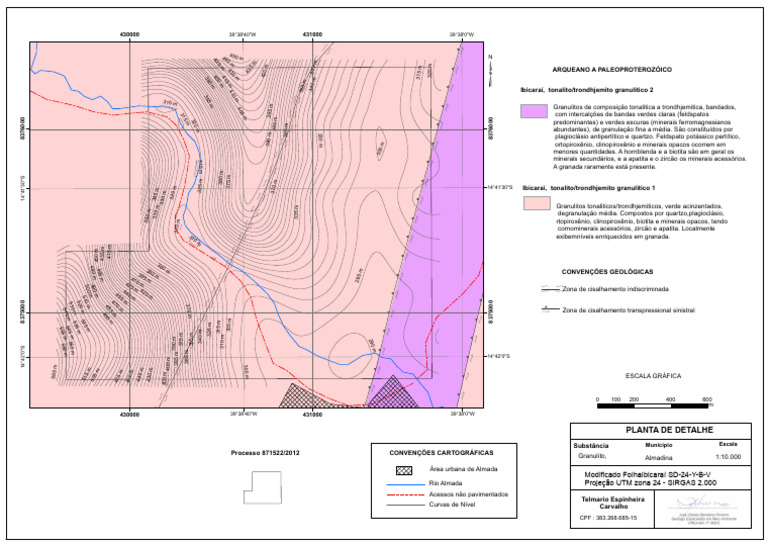 Mapa Detalhe A3 | PDF | Materiais | Materiais naturais