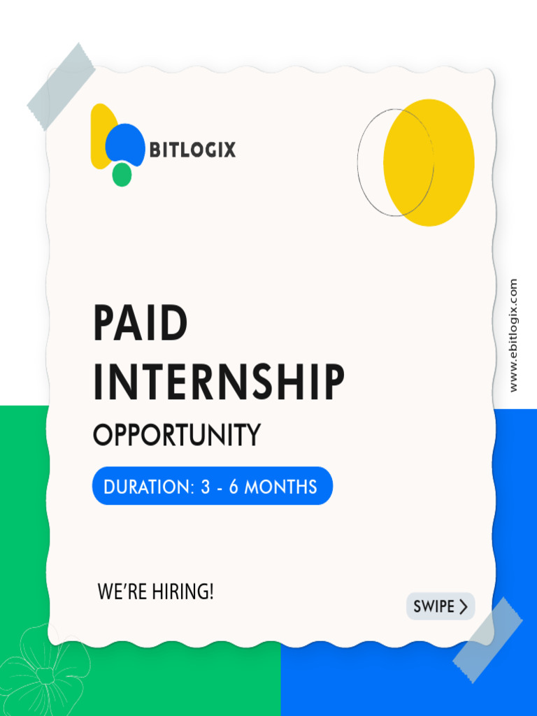 Internship Opportunity For Fresh Graduates | PDF | Computer Programming ...