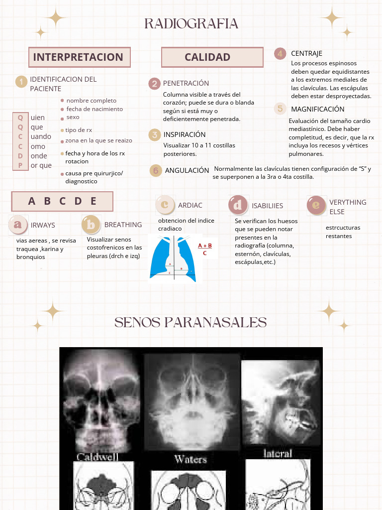 PM ABCD Radiográfico | PDF | Tórax (anatomía humana) | Sistema ...