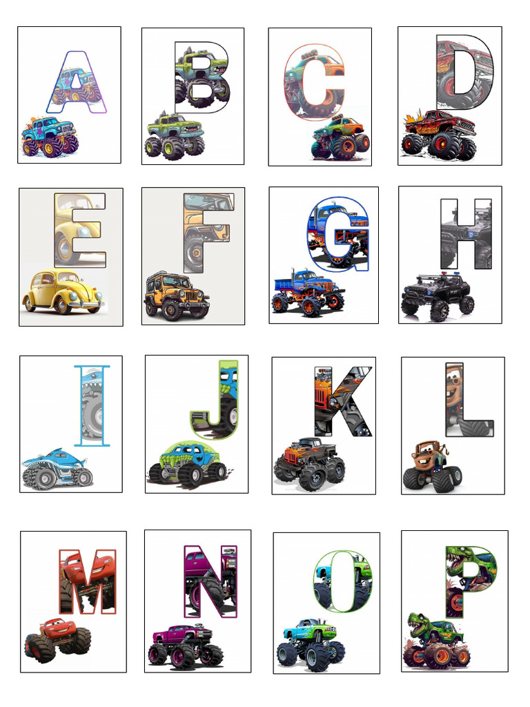 Alfabeto Carros | PDF