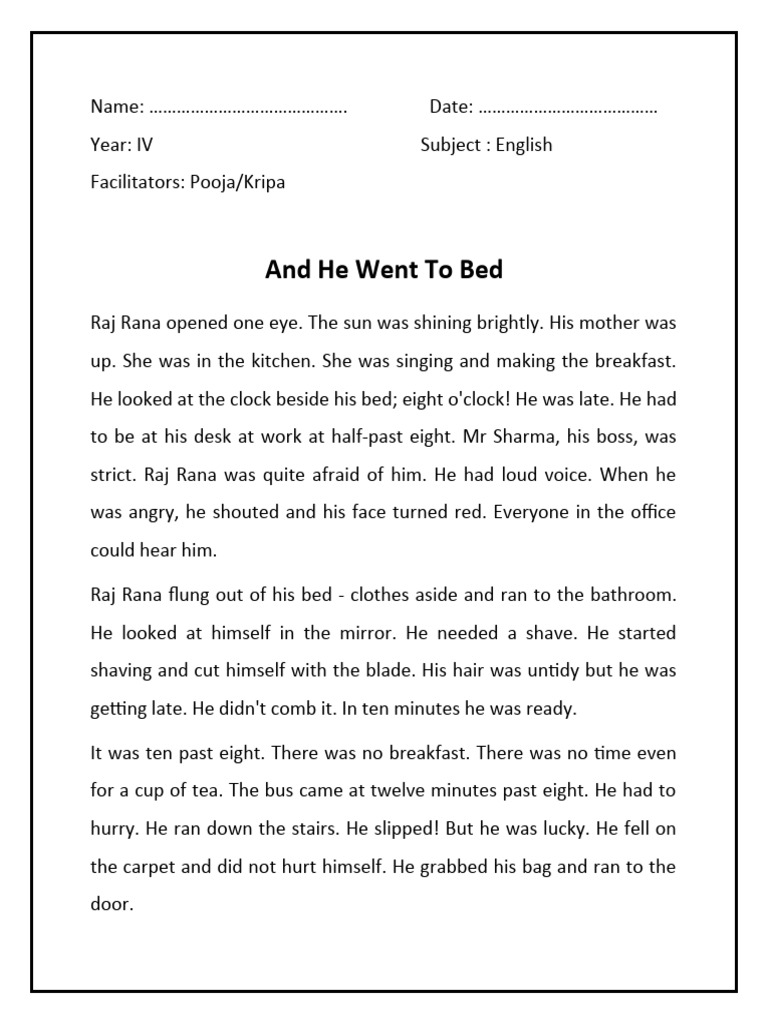 Went To Bed Meaning In Tamil