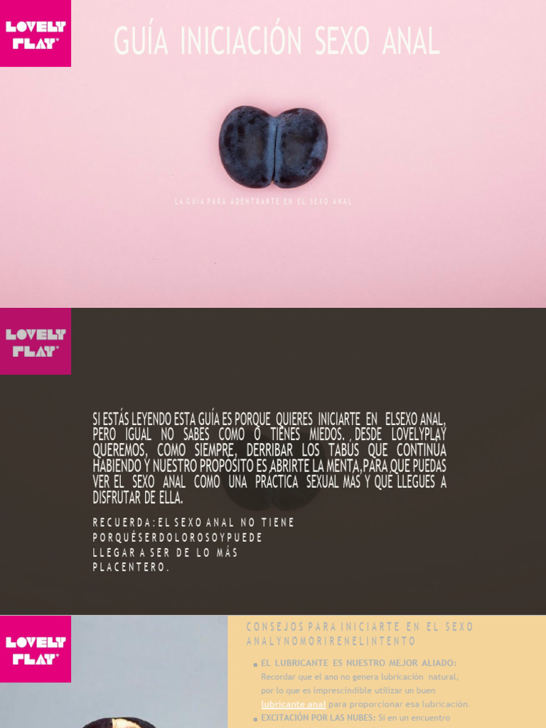 Gua para Iniciarse en el Sexo Anal | PDF | Sexo anal | Sexualidad de  mamferos