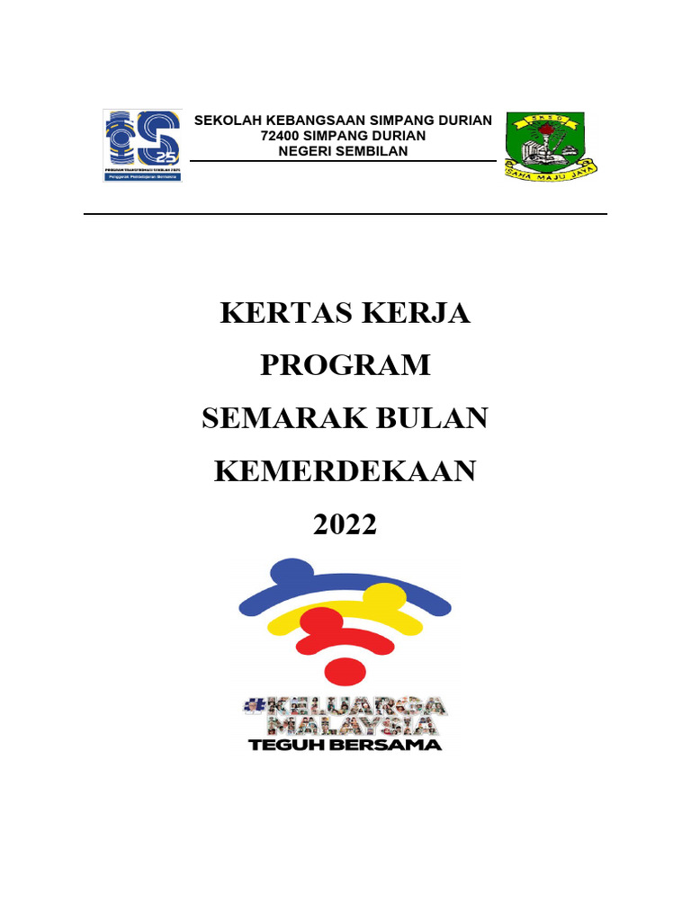 Semarak Kemerdekaan SK Simpang Durian 2022 | PDF | Perjalanan | Kajian ...