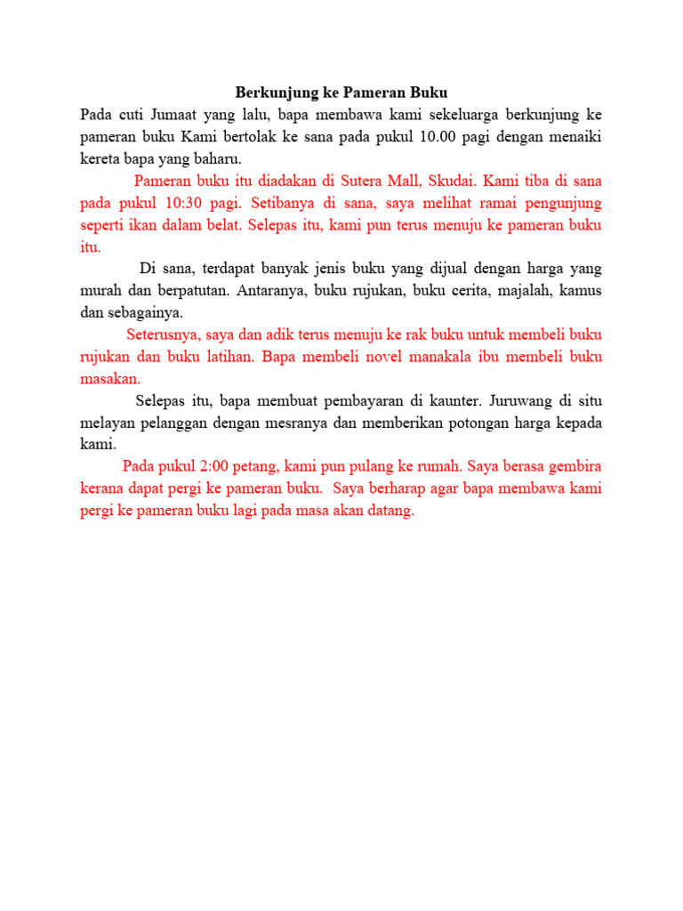 Berkunjung Ke Pameran Buku Pdf