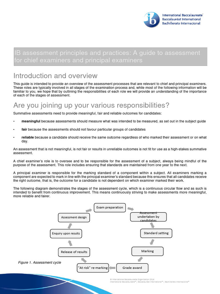 Assessment Guide For Chief and Principal Examiners en | PDF ...