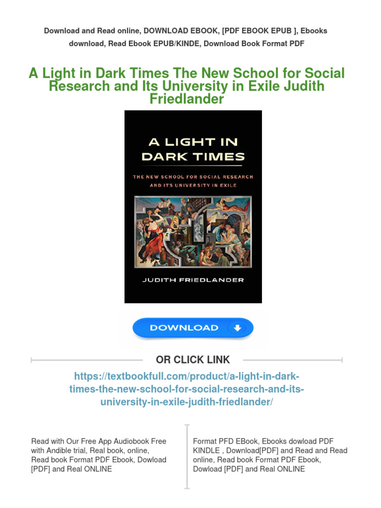 A light in dark times the new school for social research and its