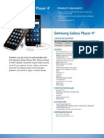 Galaxy Player WiFi Spec