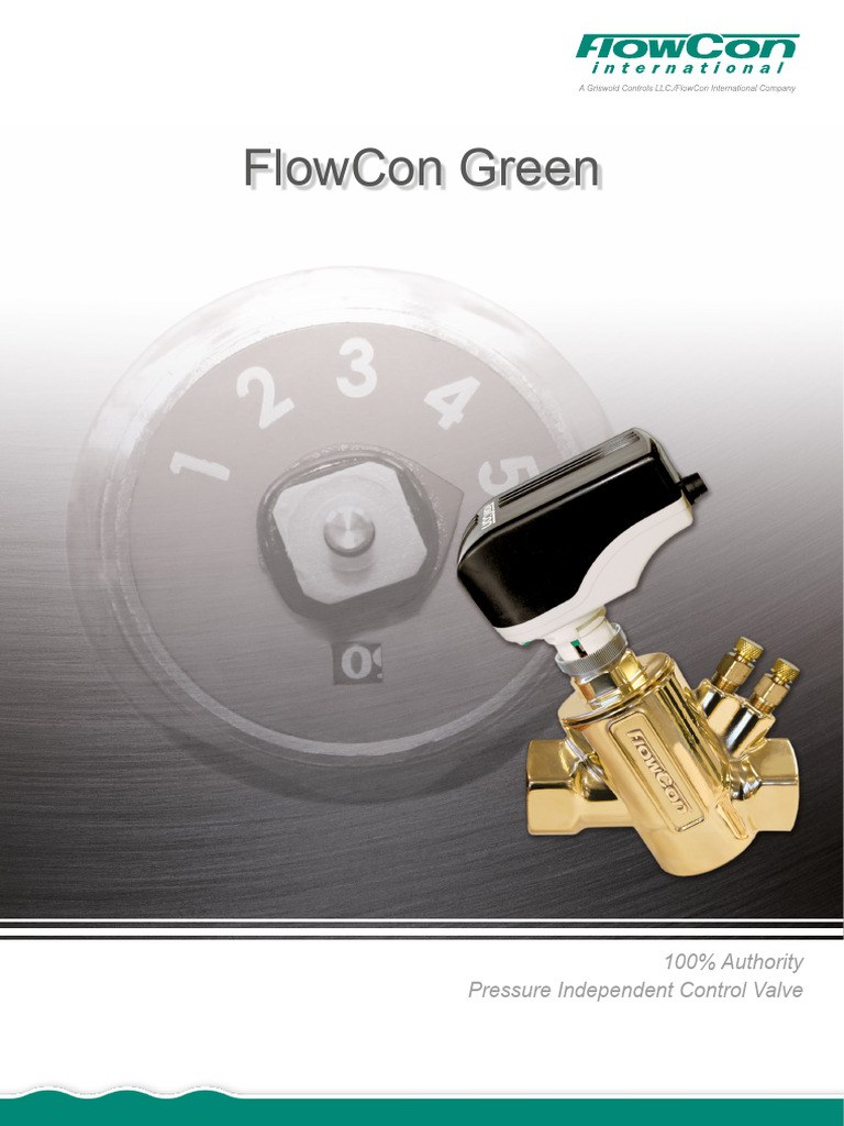FlowCon Green: 3-in-1 Control Valve | PDF | Valve | Equipment