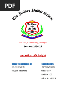 Class 12 English Project