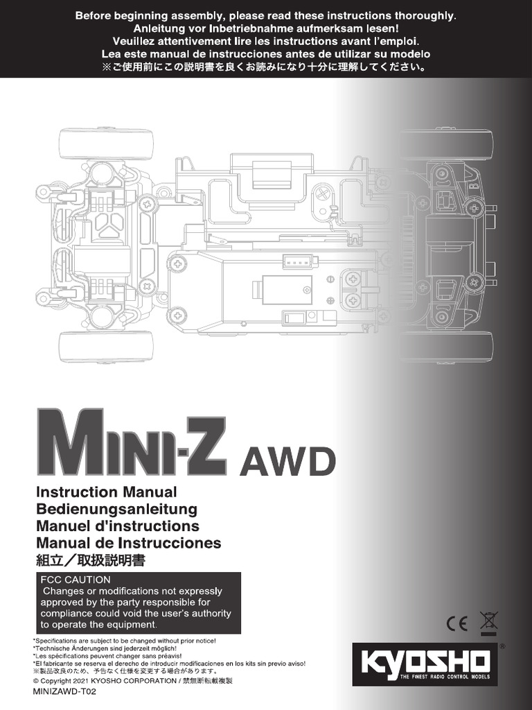 Mini Z Awd - Ma 020 | PDF
