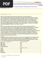 Food Glycemic Index